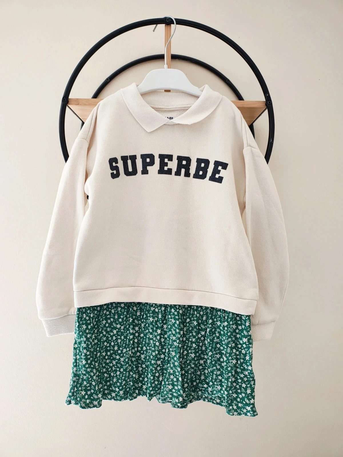 6 ans robe bi matière Kiabi